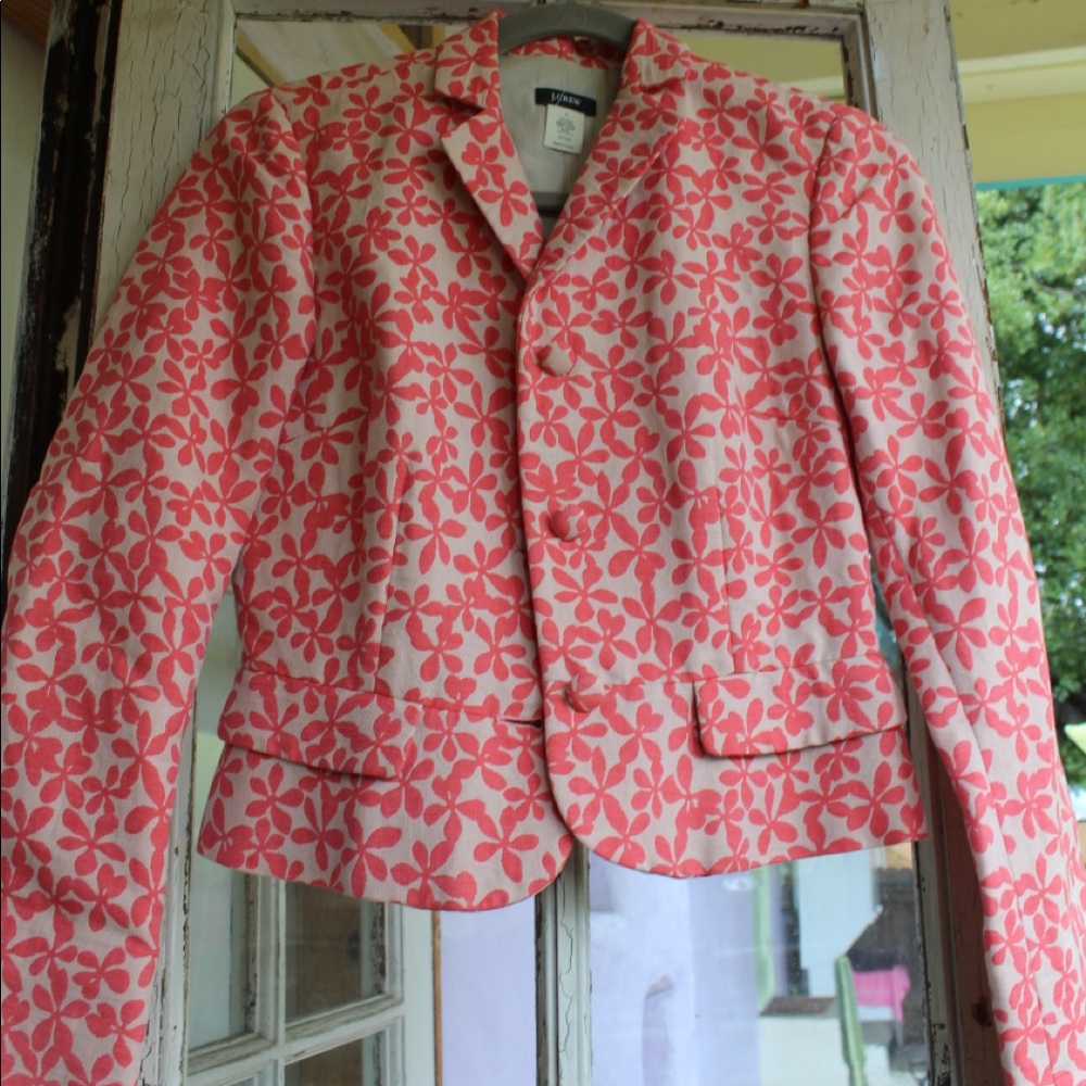 A pink blazer.